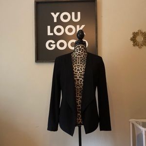 Black Express loose fitting blazer, size M